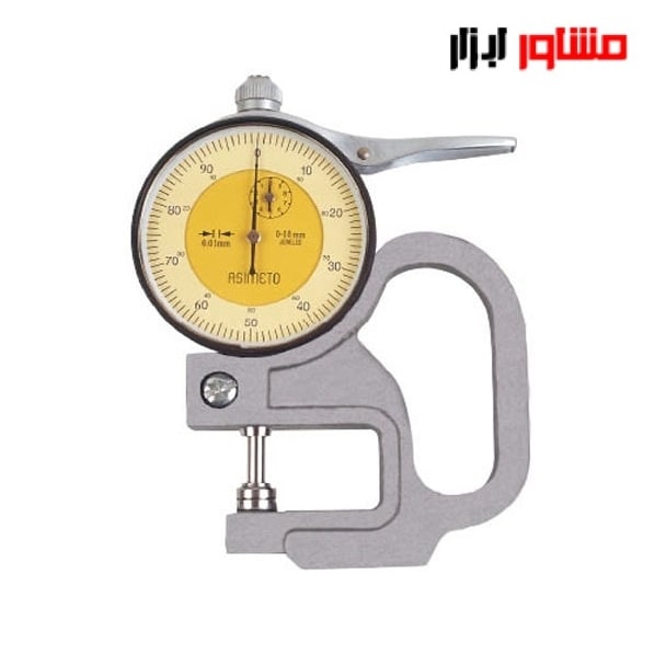 ضخامت سنج ورق ساعتی آسیمتو 10-0 میلی متر مدل 0-01-491